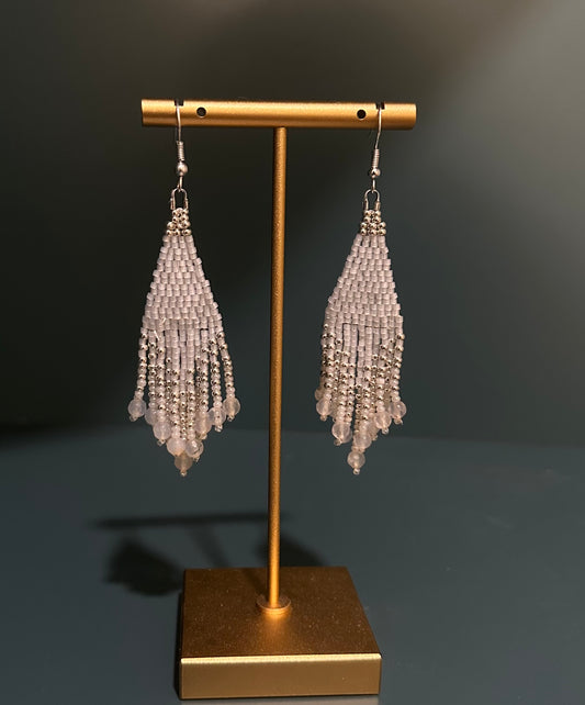 Sold- Czech Glass Beaded Earrings