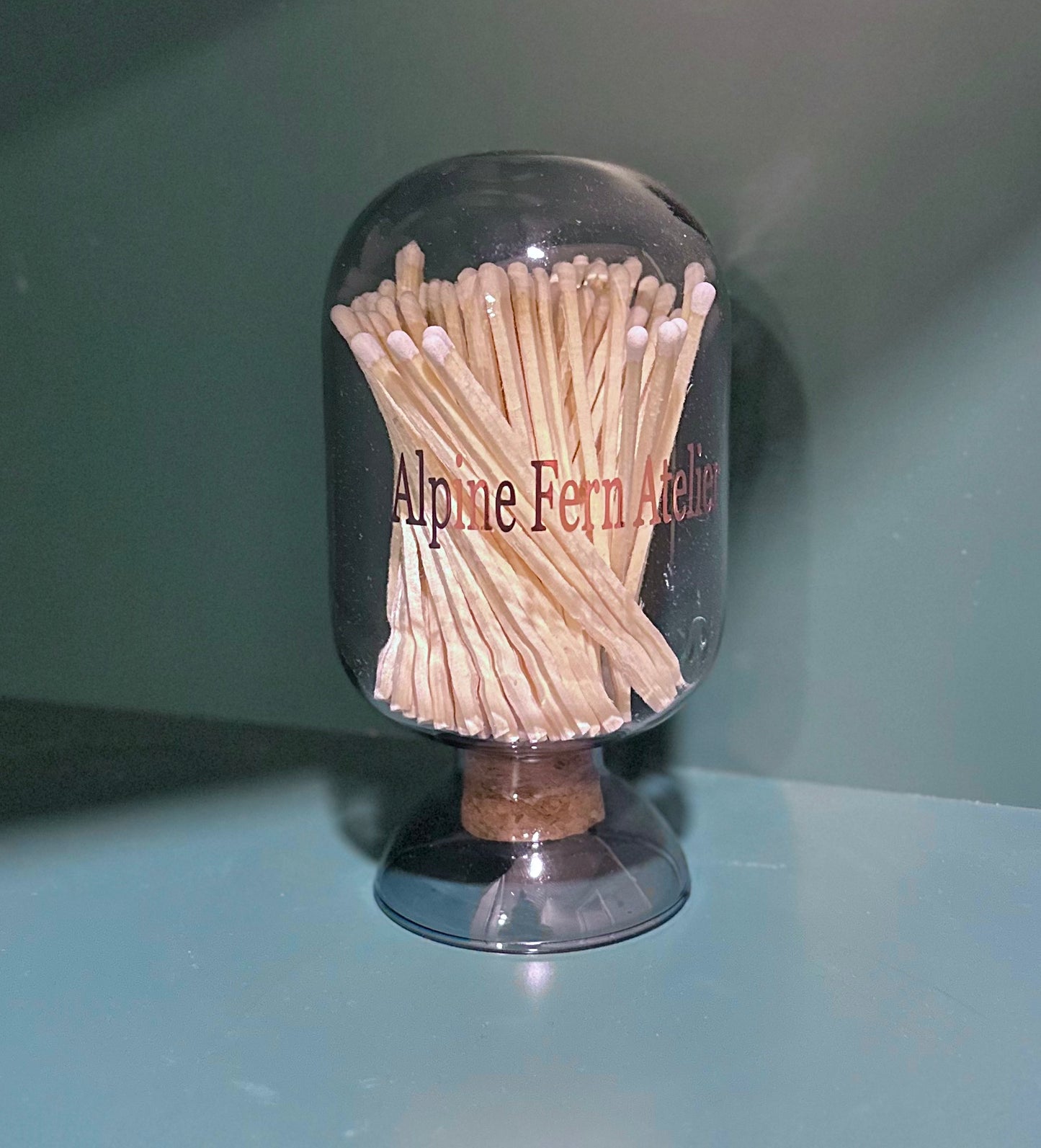 Large Glass Match Cloche